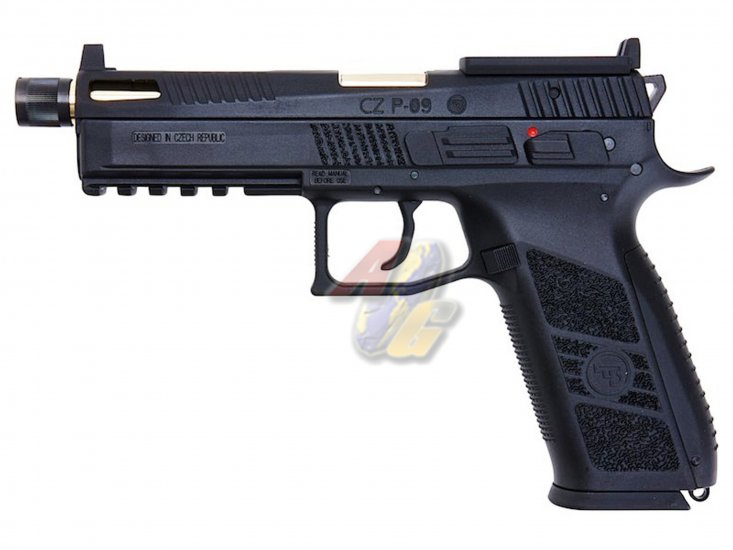 KJ Works P-09 OR Optics Ready GBB Pistol with Thread Barrel ( Co2 ) - Click Image to Close
