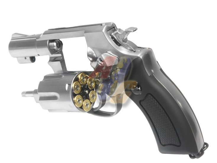 WG 733B 2inch 6mm Co2 Revolver ( Silver ) - Click Image to Close