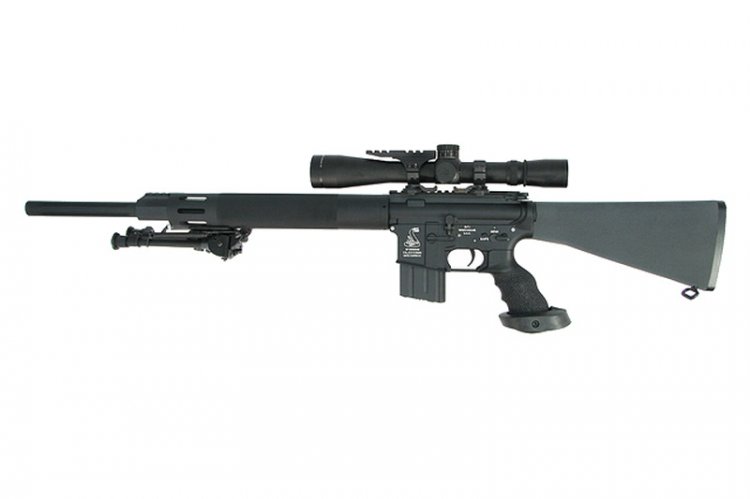 King Arms 20" Free Float Heavy Barrel Sniper Rifle - Click Image to Close