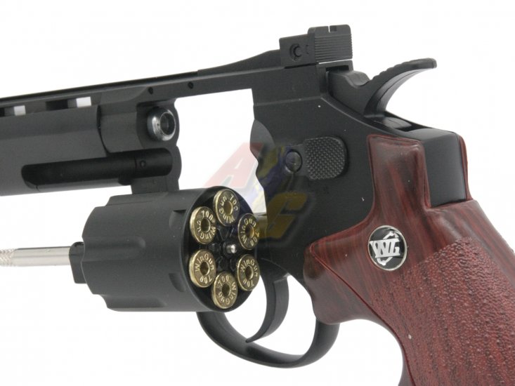 WG Revolver Sport Series 8 Inch ( Full Metal - CO2, BK ) - Click Image to Close