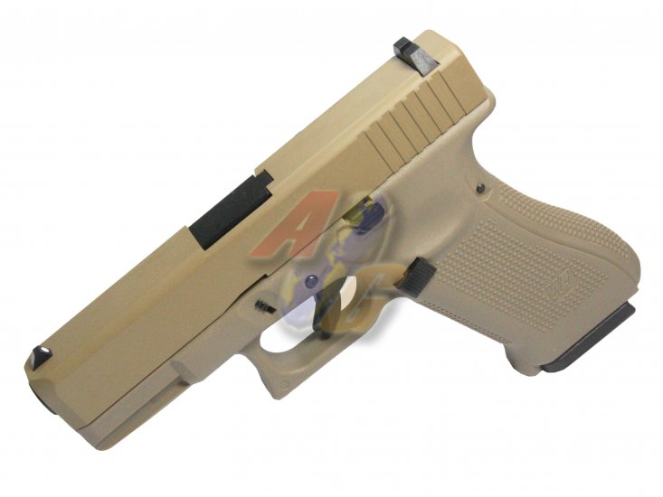 WE G19X Gen5 GBB Pistol ( TAN, Metal Slide ) - Click Image to Close