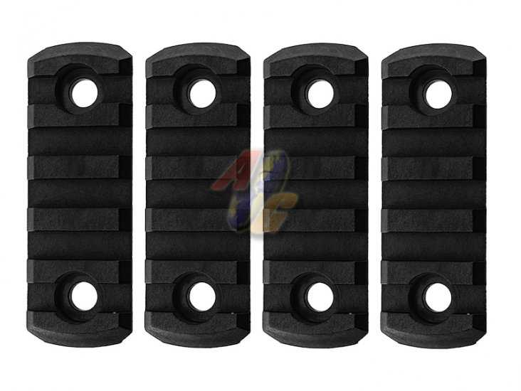 --Out of Stock--GK Tactical M-Lok Nylon 5 Picatinny Rail Sections ( Black ) - Click Image to Close