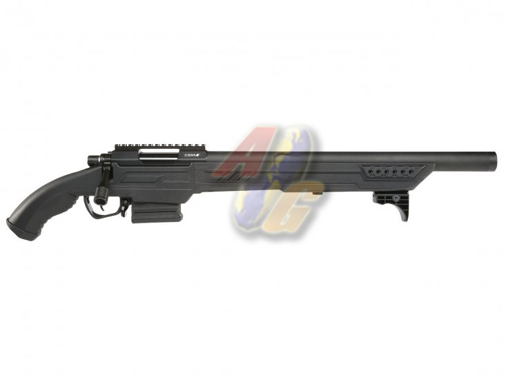 Action Army AAC T11S Spring Airsoft Rifle ( Black ) - Click Image to Close