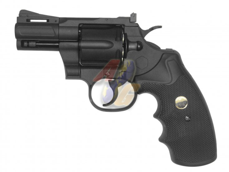 --Out of Stock--King Arms Python 357 Magnum CO2 Revolver ( BK/ 2.5 Inch ) - Click Image to Close