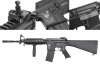 --Out of Stock--King Arms M4 RIS Fixed Stock Advance AEG