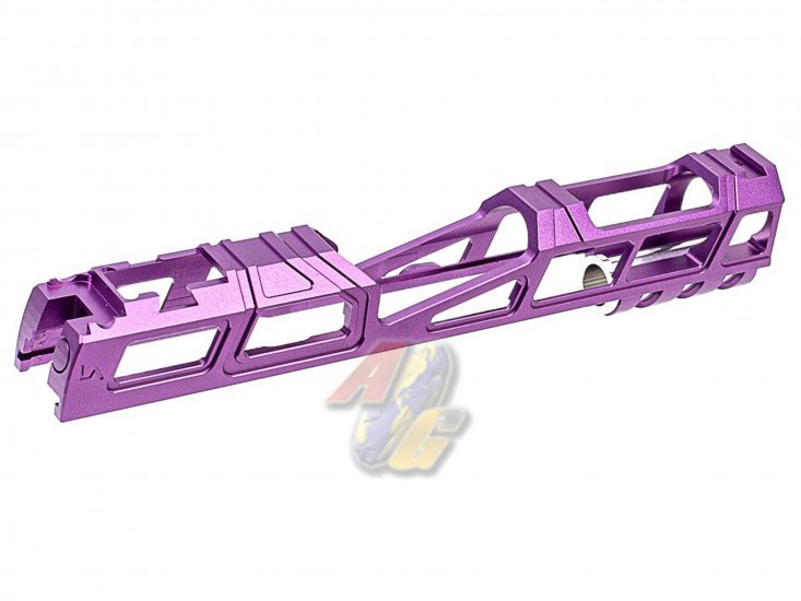 LA Capa T6 Aluminum 5.1 Hyper Slide For Tokyo Marui Hi-Capa Series GBB ( Purple ) - Click Image to Close