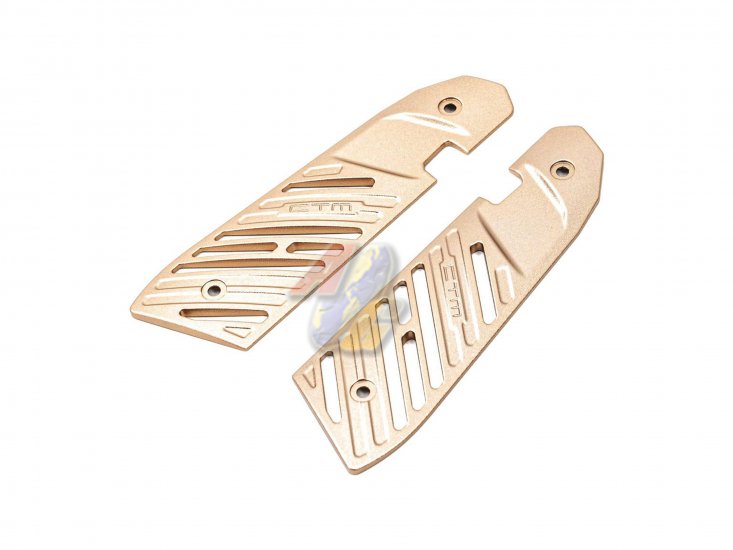 CTM Fuku-2 Frame Aluminum Accessories Grip Set ( Gold ) - Click Image to Close