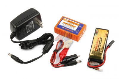--Out of Stock--Firefox 11.1v 1600mah (20 C) Li-Polymer Battery Pack With Charger Set