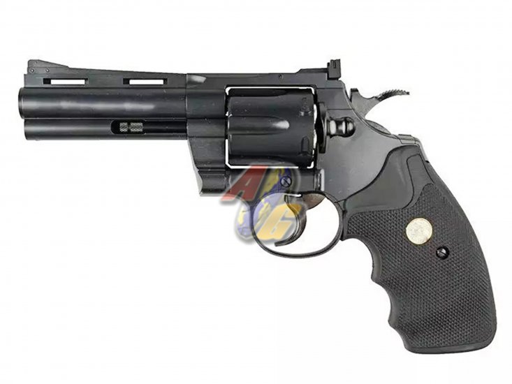 Tokyo Marui Python 357 Spring Revolver ( 4 inch/ Black ) - Click Image to Close