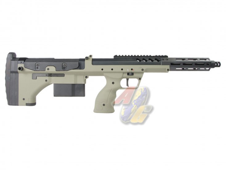 Silverback SRS A2/ M2 Sniper Rifle ( Covert, 16 inch Barrel/ OD/ Left Hand ) ( Licensed by Desert Tech ) - Click Image to Close