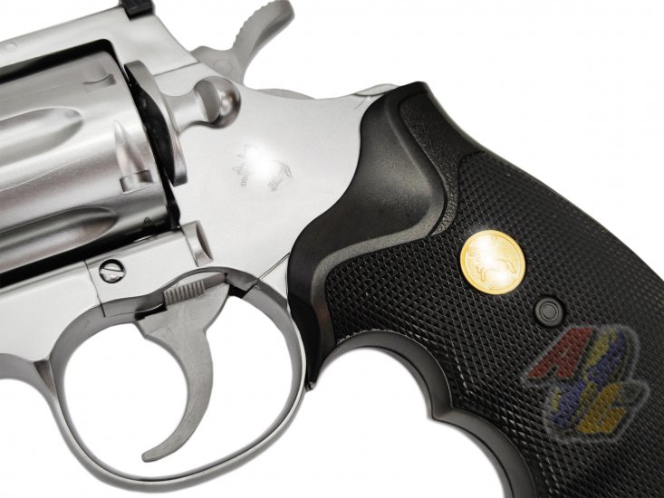 Tokyo Marui Python 357 Spring Revolver ( 6 inch/ Stainless Silver ) - Click Image to Close