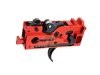 BJ Tac CNC 7075 Aluminium Adjustable Complete Trigger Box For Tokyo Marui M4 Series GBB ( MWS ) ( Red )