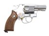 --Out of Stock--WG 733B 2inch 6mm Co2 Revolver ( Silver/ Brown Grip )