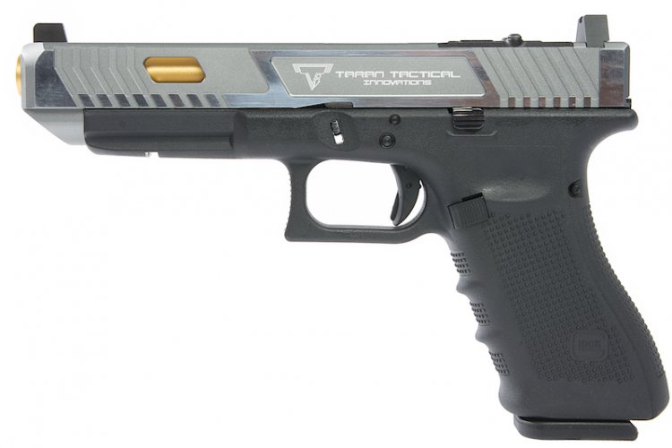 --Out of Stock--EMG Umarex/ VFC TTI Glock 34 GBB ( G&P Custom ) ( GY Two-Tone ) - Click Image to Close