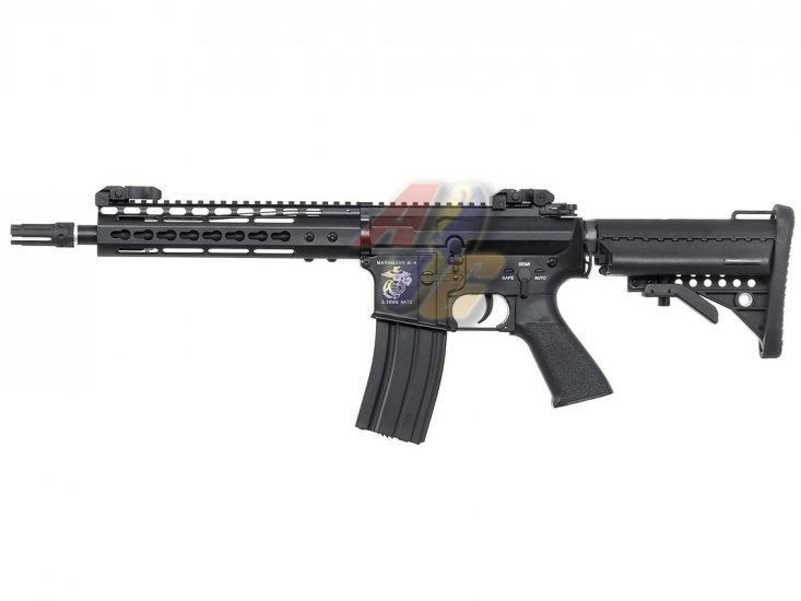 --Out of Stock--E&C Full Metal M4 Nov Style with 9" Keymod Handguard Full Metal AEG - Click Image to Close