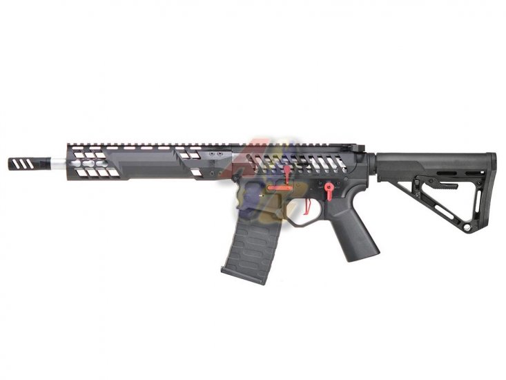 EMG F1 SBR BDR-15 AEG ( Black/ Red Switch/ RS-3 Stock ) ( by APS ) - Click Image to Close