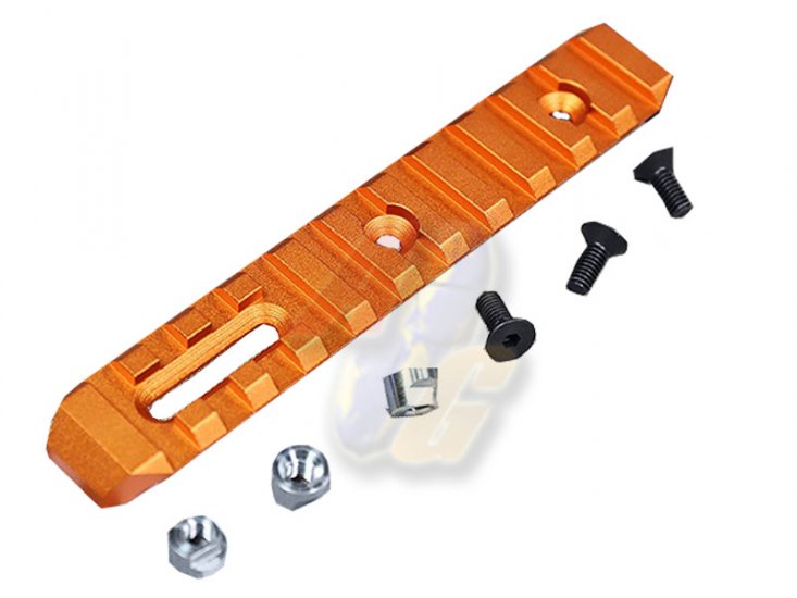 SLONG CNC KeyMod Rail ( 125mm/ Orange ) - Click Image to Close