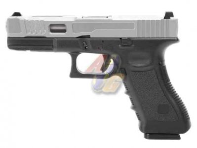 --Out of Stock--King Arms CNC Aluminium Custom II GBB Pistol ( Silver/ Black )