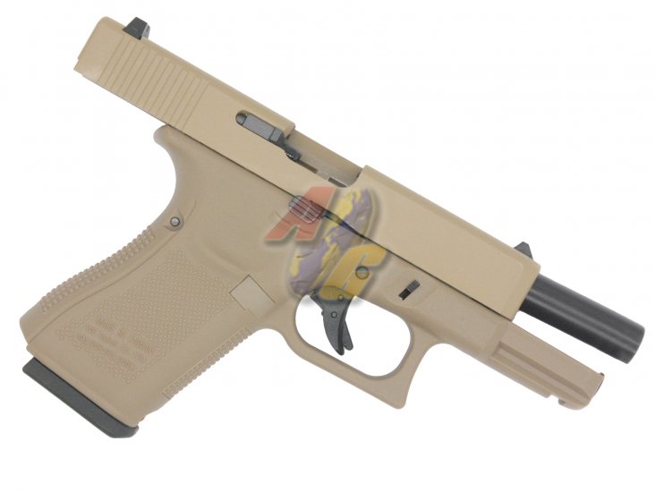 WE G19 Gen5 GBB Pistol ( TAN, Metal Slide ) - Click Image to Close