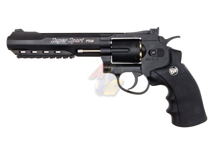 --Out of Stock--WG 702 6 inch 6mm Co2 Revolver ( BK ) - Click Image to Close