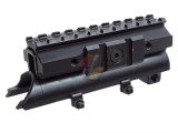 Armyforce Tri-Rail SKS Mount with Adjustable Side Tabs 20mm Rail