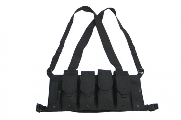 King Arms Chest Pouches (BK) - Click Image to Close