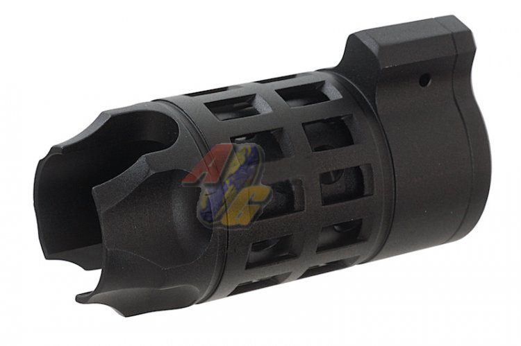 G&P Capture Iron Bars Flash Hider ( Black, 14mm+/- ) - Click Image to Close