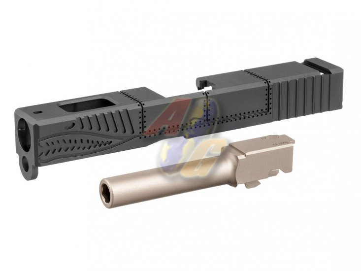 Pro-Arms P40 Nighthawk Slide Set For Umarex/ VFC Glock 19 GBB ( Deep Grey ) - Click Image to Close