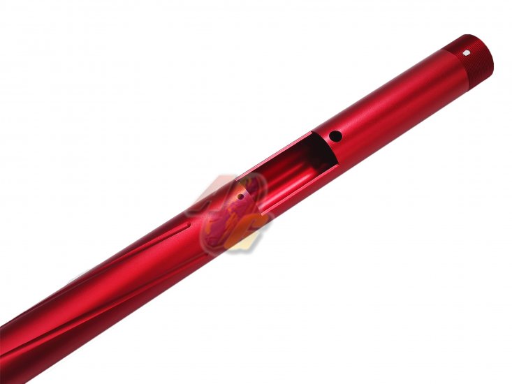 SLONG Aluminum Outer Barrel For Tokyo Marui VSR-10 with 430mm Inner Barrel ( Red ) - Click Image to Close