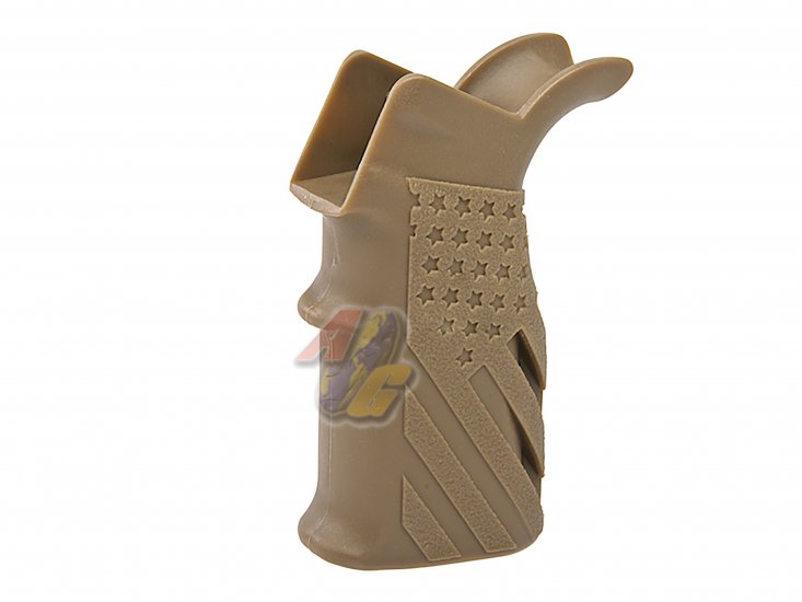 --Out of Stock--G&P US Flag Grip For Tokyo Marui, G&P M4/ M16 Series AEG ( Sand ) - Click Image to Close