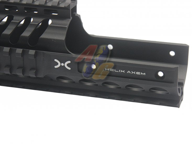 --Out of Stock--Helix Axem CNC 9" KV RAS For KWA/ KSC Kriss Vector GBB ( Black ) - Click Image to Close