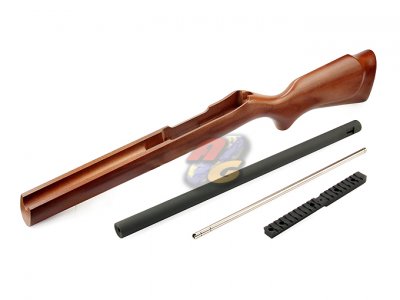 --Out of Stock--RA-Tech KJ KC02 10/22 Custom Sniper Conversion Kit (Real Wood, BK)