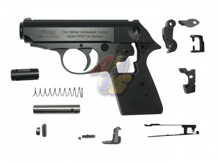 --Out of Stock--PAPAGO ARMS PPK/S Stainless Custom Kit For Maruzen PPK/S GBB ( USA Version/ Black ) - Click Image to Close
