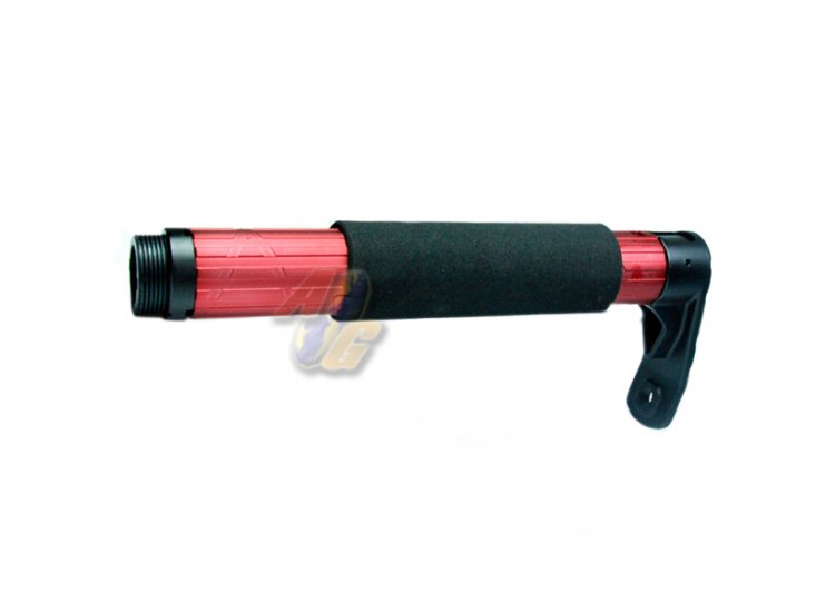 APS TRON Stock Tube For M4/ M16 Series AEG ( Red ) - Click Image to Close