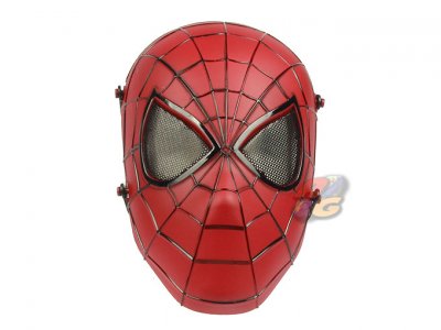 --Out of Stock--Zujizhe Spiderman Wire Mesh Mask ( Red )