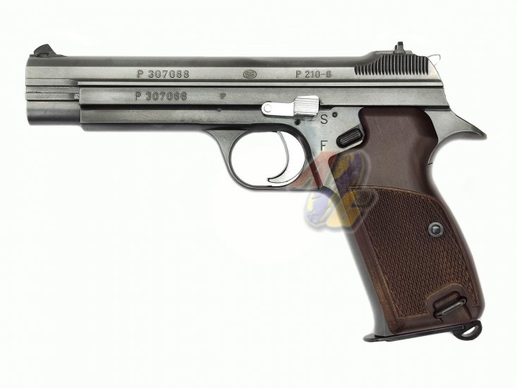 Marushin SIG Licensed P210 GBB ( Battleworn Finish/ Heavyweight ) - Click Image to Close