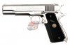 WE M1911A1 (Full Metal, SV, Black Rubber Grip, With Marking)