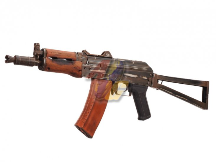 APS Real Wood AK 74U AEG ( Battle Worn Version ) - Click Image to Close