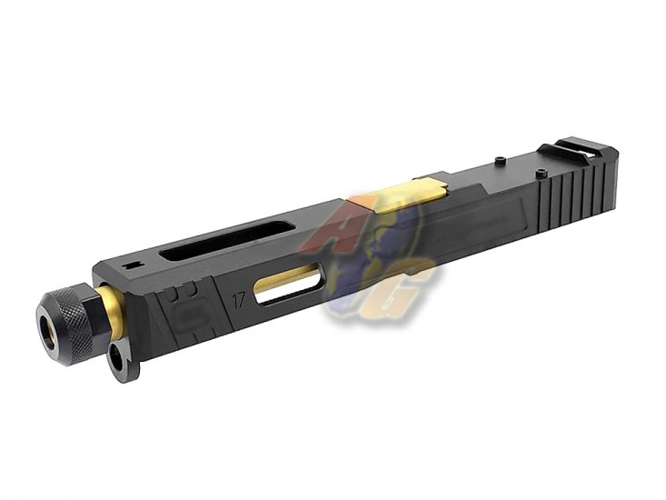 --Out of Stock--Guns Modify CNC SA Aluminum Slide Set For Tokyo Marui H17 Series GBB ( RMR Cut/ Gold Outer Barrel ) - Click Image to Close