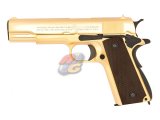 --Out of Stock--WE 24K M1911 Gold Plated (With Marking, Brown Grip, Full Metal)