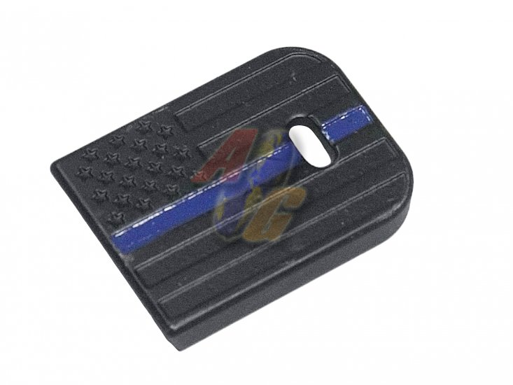 5KU Stainless Steel Mag Plate For Tokyo Marui G Series GBB ( American Flag ) - Click Image to Close