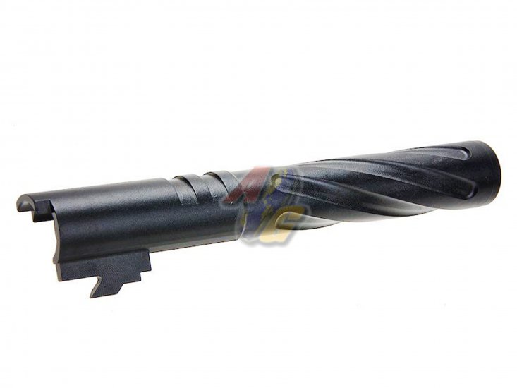 5KU 5.1 Aluminum Tornado Outer Barrel For Tokyo Marui Hi-Capa 5.1 Series GBB ( Gloss Black/ 11mm+ ) - Click Image to Close