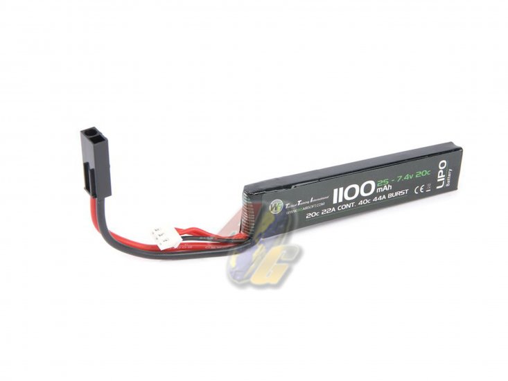 WE Lipo Battery 7.4v 1100mAh Stick Type ( 20C ) - Click Image to Close