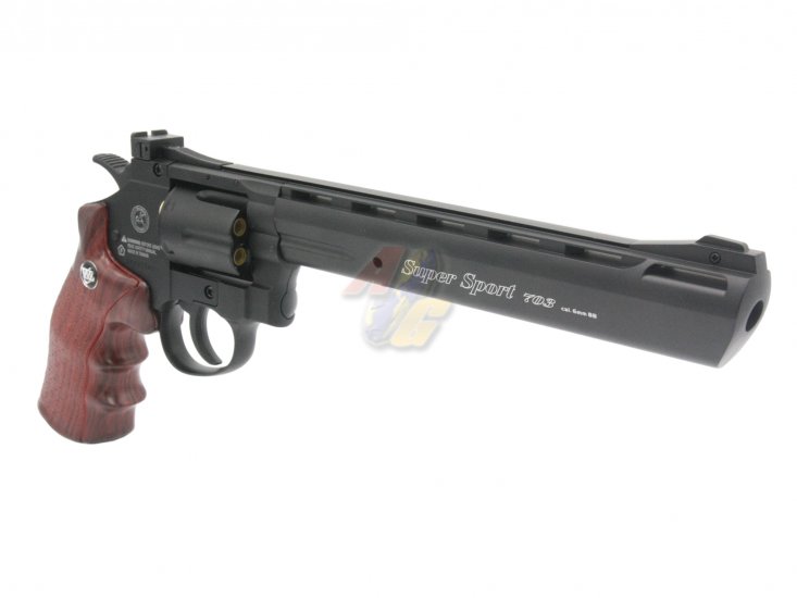 WG Revolver Sport Series 8 Inch ( Full Metal - CO2, BK ) - Click Image to Close