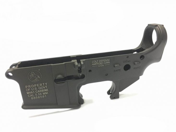 AFC M4 Lower Metal Receiver with Marking - Click Image to Close