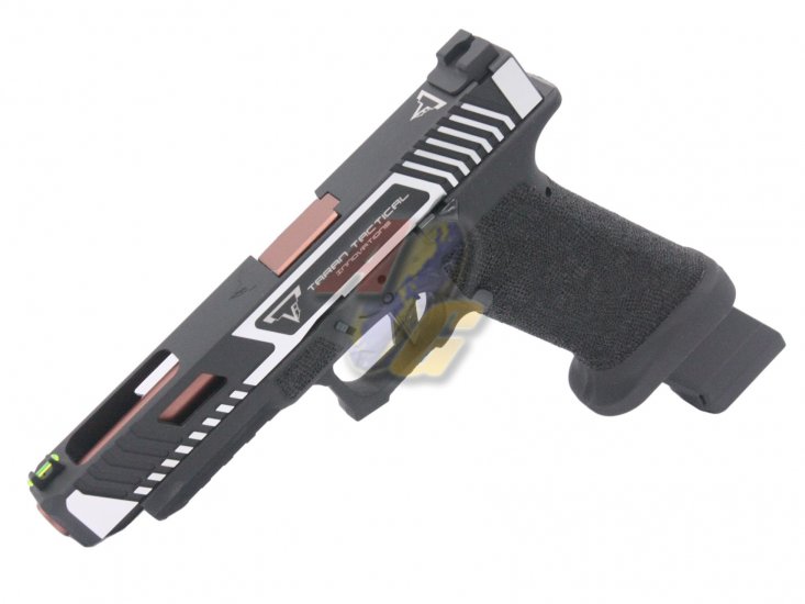 EMG TTI Combat Master G34 GBB with OMEGA Frame ( BK/ SV ) ( by APS ) - Click Image to Close