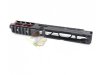 CTM Fuku-2 CNC Aluminum Cut Out Upper Set Long Type For Action Army AAP-01 GBB ( Black/ Red )