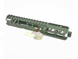 CTM Fuku-2 CNC Aluminum Cut Out Upper Set Long Type For Action Army AAP-01 GBB ( Green/ Silver )
