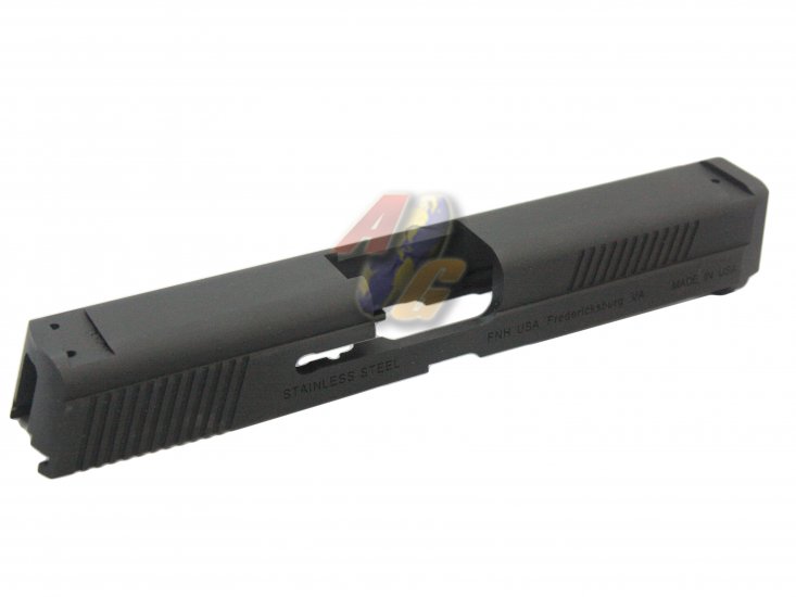 --Out of Stock--Cybergun FNX Steel Slide Set For Cybergun FNX-45 Tactical Gas Pistol ( Civilian Version/ Black ) - Click Image to Close