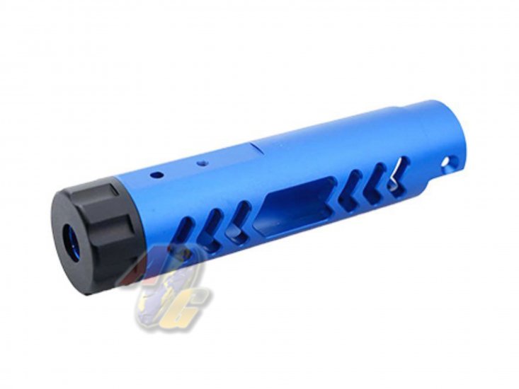5KU CNC Aluminum Outer Barrel For Action Army AAP-01 GBB ( Type C/ Blue ) - Click Image to Close